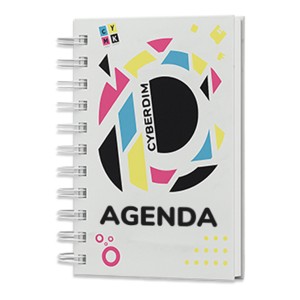 Agenda A5 - 14x20 - 2026 Miolo Sulfite 75g P&B 14x20   Wire-O 