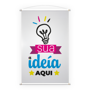 BANNER 60X90 Lona 60x90 Impressão Digital UV   