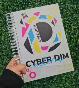 Caderno Grande A4 - 21x29,7 - Capa Dura - Personalizado - 100 folhas  21x29,7    