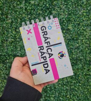 Caderno Pequeno - 10x14 - Capa Dura - Personalizado - 50 folhas  10x14    