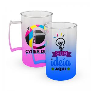 Caneca Chopp Acrílica Degrade      